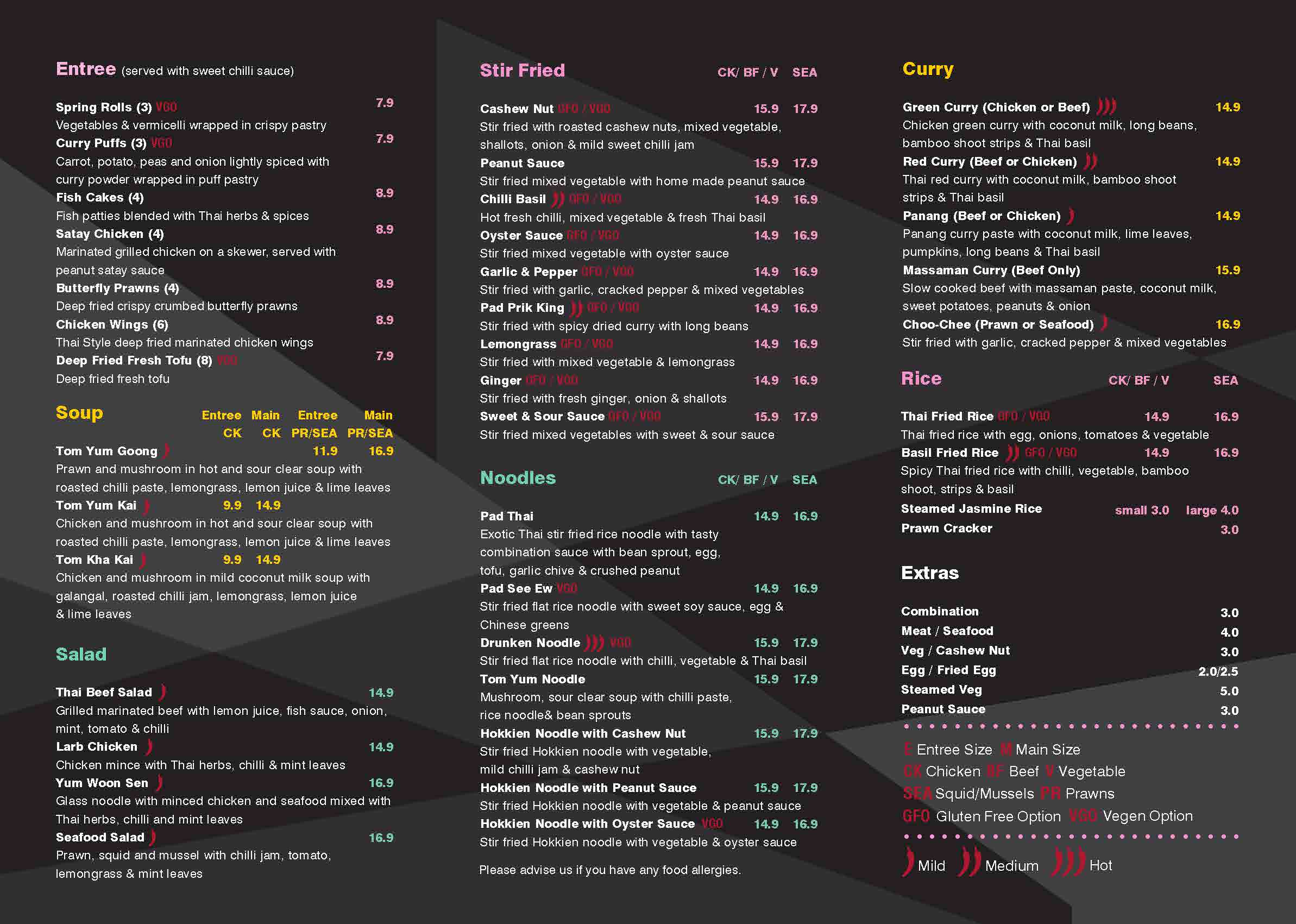 iamthai.com.au - Menu Welcome to I Am Thai! Takeaway